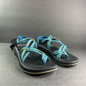 Chaco Hiking Sandal Womens 8  Blue Aztec ZX/2 Classic Strappy Casual Comfort